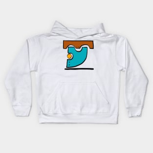 abstract shapes Kids Hoodie